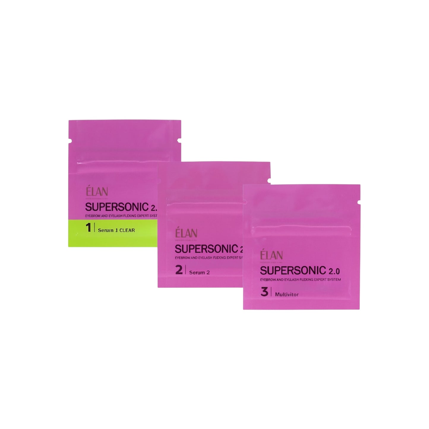 SUPESONIC 2.0 ÉLAN sistema profesional para laminado de cejas y pestañas en sobres