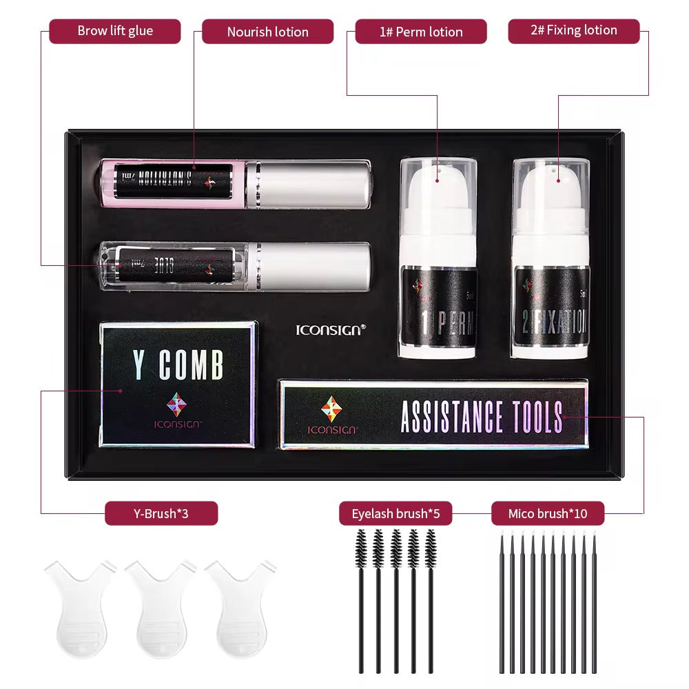 Brow lamination iconsign